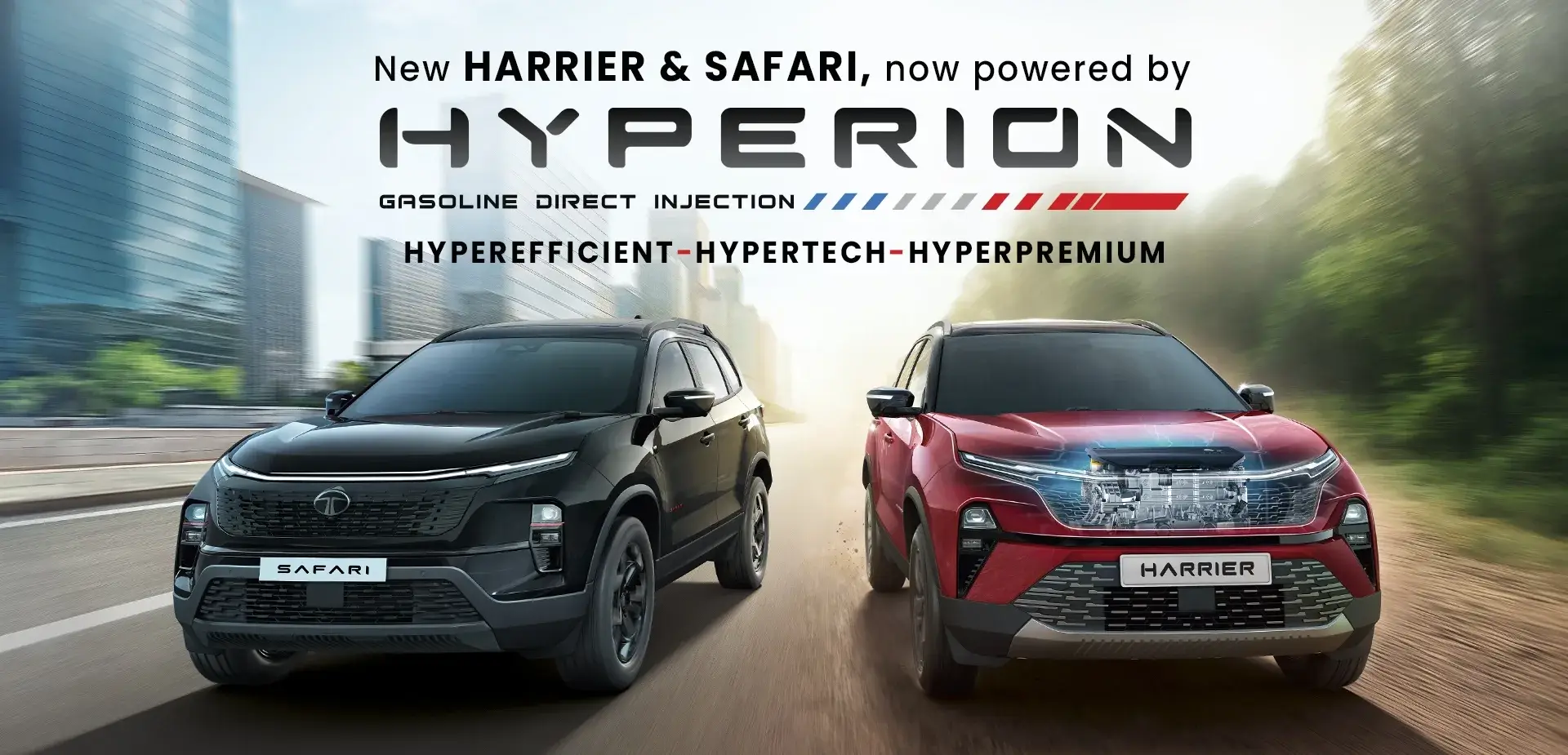 harrier-safari-banner Tata Harrier and Tata Safari at Padmaja Motors