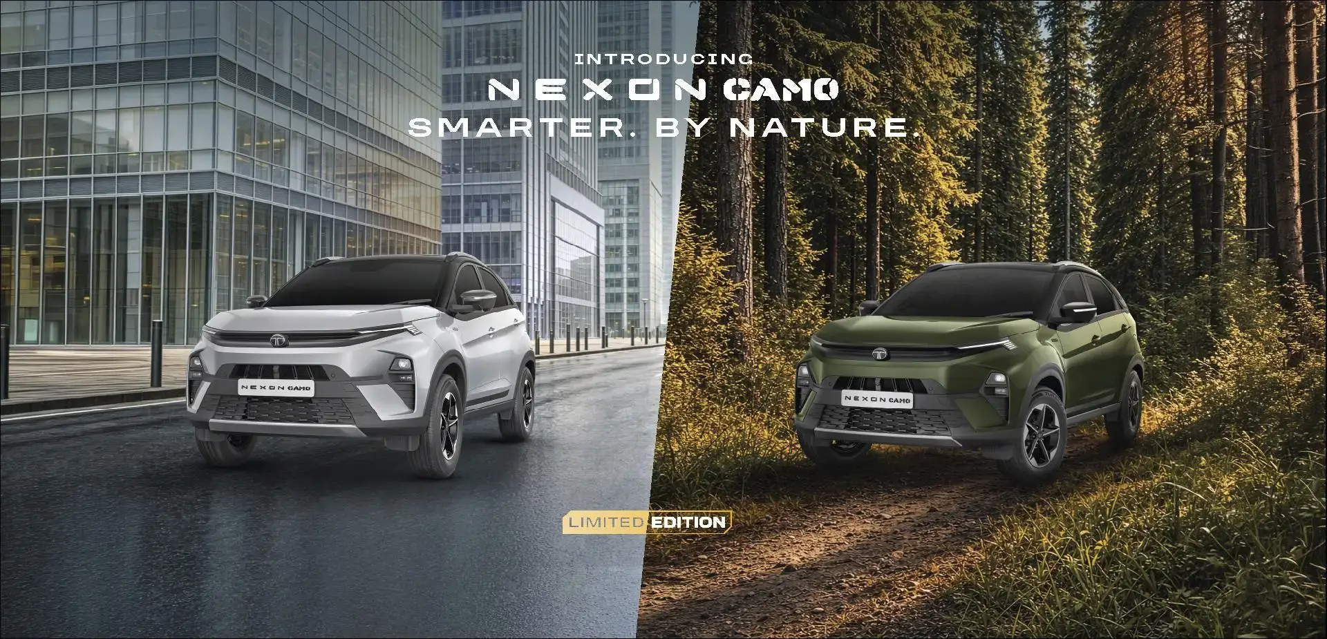 nexon-camo-banner Tata Nexon Camo Edition at Padmaja Motors